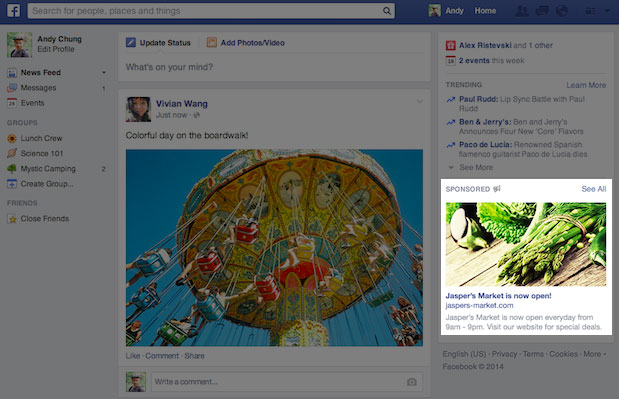 facebook Vereinheitlichung Bildermaße