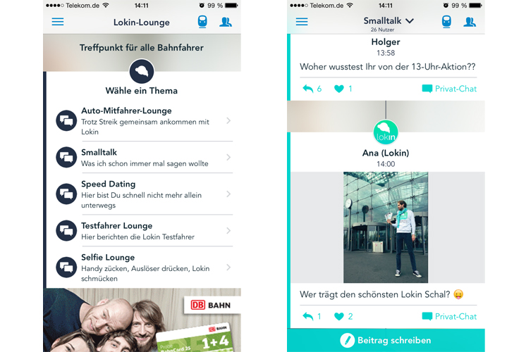lokin | Screenshots lokin-Lounges