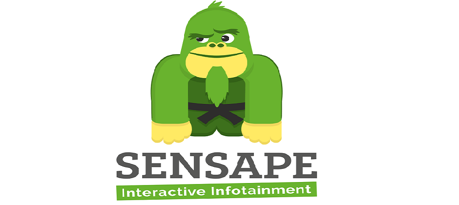 Grüner Gorilla - Logo von Sensape