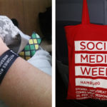 Social Media Week 2019: Eintrittsband und Tasche